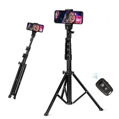 Handy Stativ Ständer 160cm Tripod mit Fernauslöser