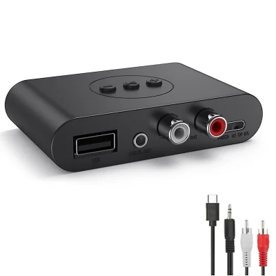 Bluetooth 5.2 avdio sprejemnik, USB bliskovni pogon, stereo adapter