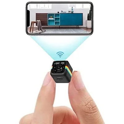 Mini skrita WiFi kamera, brezžična domača varnostna kamera za mobilno aplikacijo