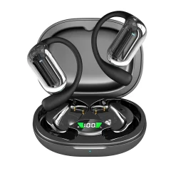 Brezžične športne Bluetooth slušalke z zmanjševanjem skupine, črne