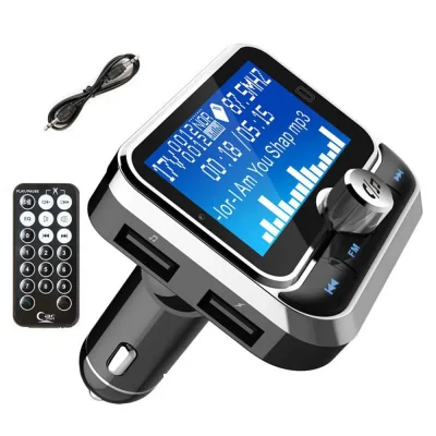 FM oddajnik za avto, adapter za avtoradio Bluetooth, QC3.0
