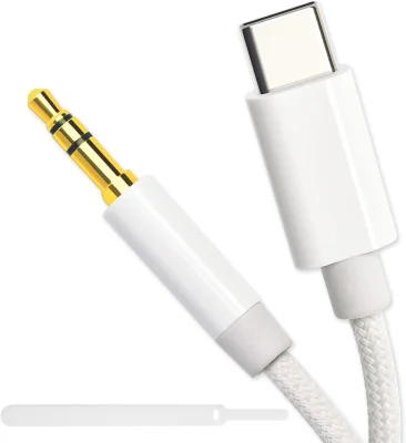 Kabel Aux v USB C, 6,6 ft, tip C do 3,5 mm avdio priključek