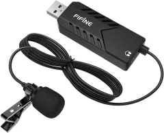 USB Lavalier mikrofon, Clip-on kardioidni kondenzatorski mikrofon