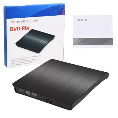 Zunanji DVD pogon USB 3.0 zapisovalnik za prenosni računalnik, tanek dizajn