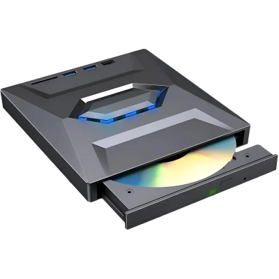 Zunanji optični pogon USB3.0, prenosni zapisovalnik DVD/Blu-ray