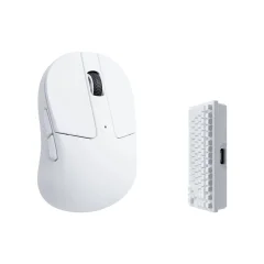 Keychron M4 Brezžična Miška Bela / 4000 Hz / Bluetooth / 2.4GHz / M4-A5