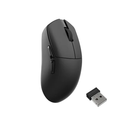 Keychron Lemokey G1 Brezžična Miška Pixart 3950 / 8K Polling Rate / Črna / Bluetooth / 2.4GHz /G1-A3