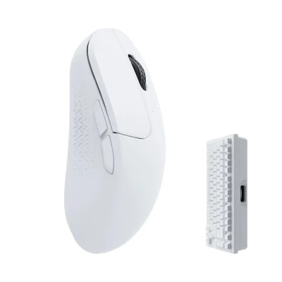 Keychron M3 Mini Brezžična Miška Bela / 4000 Hz / Bluetooth / 2.4GHz / M3M-A5