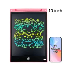 10-palčna LCD pisalna tablica s pisalom - roza (barvno pisanje) Pink