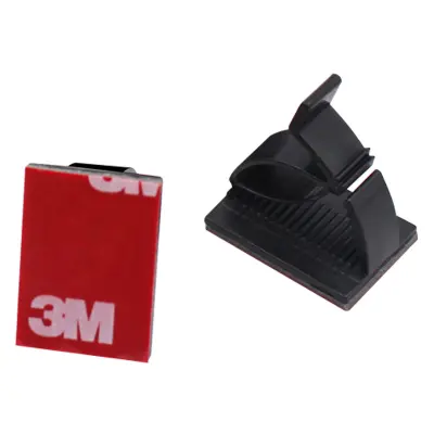 Kabelske sponke z rdečim trakom 3M - 100 kosov