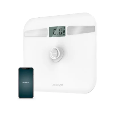 Bascula de baño cecotec površinska natančnost EcoPower 10200 pametna zdrava bela