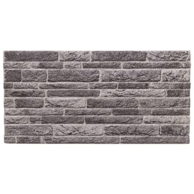 vidaXL 3D stenski paneli 10 kosov antracit 100x50 cm EPS