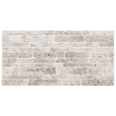 vidaXL 3D stenski paneli 10 kosov svetlo sivi 100x50 cm EPS