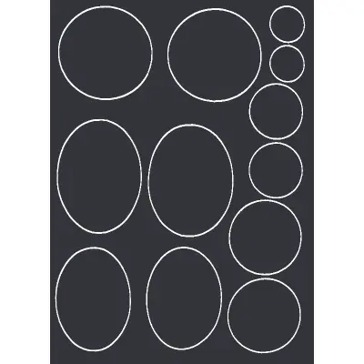 Našitki za puhovke za likanje Black