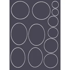 Našitki za puhovke za likanje DarkGrey