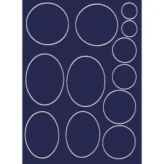 Našitki za puhovke za likanje NavyBlue