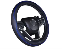 Nedrseča prevleka volana za boljši oprijem in nadzor Black+Blue
