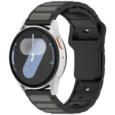 Univerzalni pašček za uro Black+Grey 22 mm