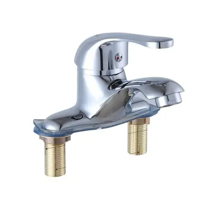 Pipa za umivalnik z dvojno luknjo - Copper Shendas z dvojnim ročajem