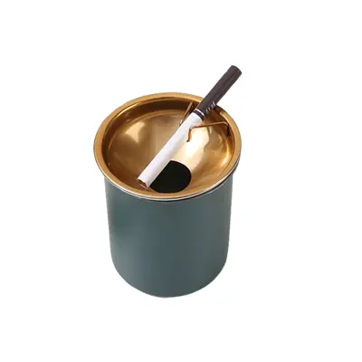 Teal Green Pepelnik Eleganten pepelnik iz nerjavečega jekla Green