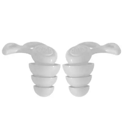 Profesionalni silikonski ušesni čepki za zmanjšanje hrupa Black