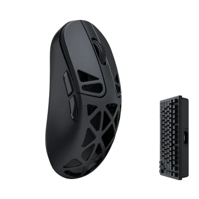 Keychron M3 Mini Brezžična Miška Črna / Kovinska Izdaja / Bluetooth / 2.4GHz / M3M-A7