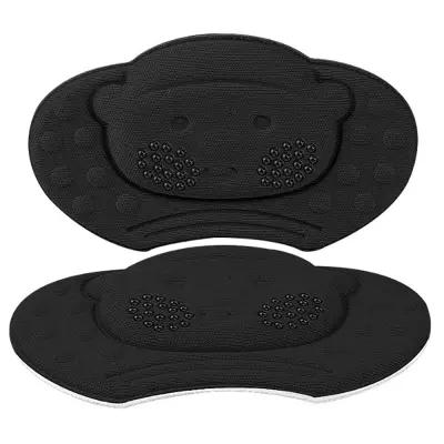 Nastavljive petne vložke za prileganje čevljev, protizdrsni ročaji pete Black