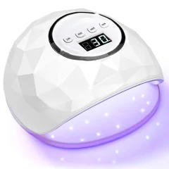 Lanqiang 86W Svetilka Za Nohte Uv Led Svetilka Za Terapijo Nohtov - Bela