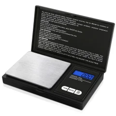 Mini tehtnica za nakit - 200 g/0,01 g natančno (črna, prenosna)