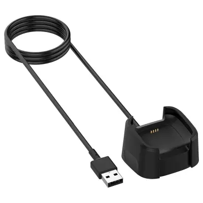 Polnilnik Fitbit Versa 2 (črn)