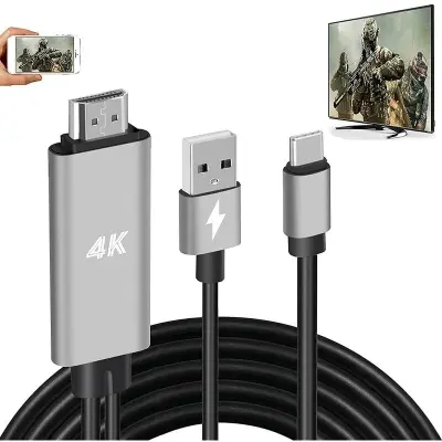 Adapter HDMI USB Type-C v video pretvornik 4K