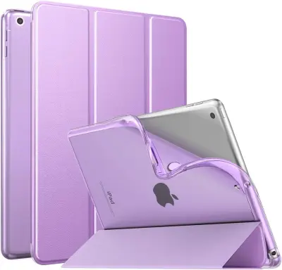 Ovitek za iPad 10.2 (9./8./7. generacija), mehka matirana hrbtna stran, stojalo