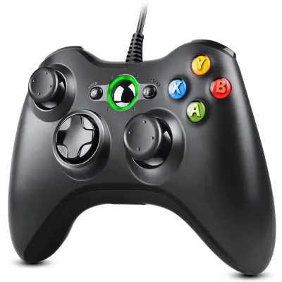 360 krmilnik Xbox, žični igralni plošček USB za osebni računalnik Windows 7/8/10/XP