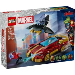 LEGO Super Heroes 76310 Iron Manov avtomobil in Črni panter proti Rdečemu Hulku