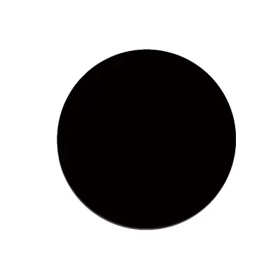 Okrogla podloga za miško z všitimi robovi Black M