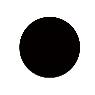 Okrogla podloga za miško z všitimi robovi Black S