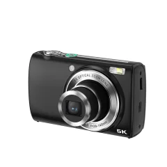 Ujemite vsako podrobnost z digitalnim fotoaparatom s 5-kratno optično povečavo Black