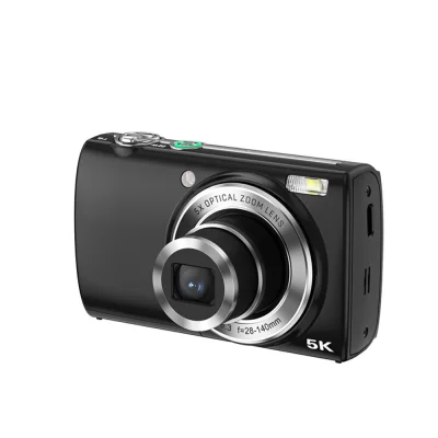 Ujemite vsako podrobnost z digitalnim fotoaparatom s 5-kratno optično povečavo Black