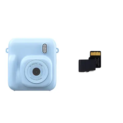 DC506 Kamera za takojšnje tiskanje s priloženo 32G TF kartico Blue