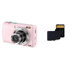 Ujemite vsako podrobnost z digitalnim fotoaparatom s 5-kratno optično povečavo Pink