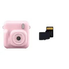 DC506 Kamera za takojšnje tiskanje s priloženo 32G TF kartico Pink