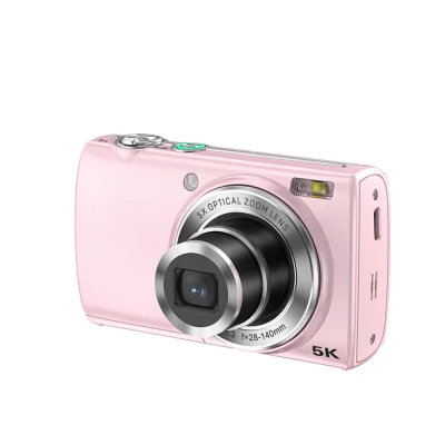 Ujemite vsako podrobnost z digitalnim fotoaparatom s 5-kratno optično povečavo Pink