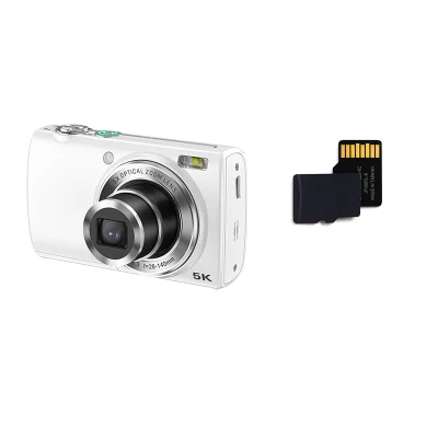 Ujemite vsako podrobnost z digitalnim fotoaparatom s 5-kratno optično povečavo White