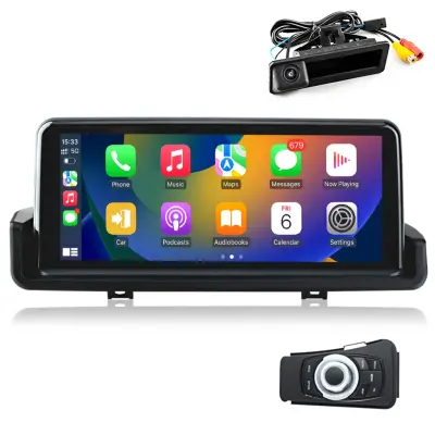 Linux CarPlay Android Auto za BMW 3er E90 E91 E92 2005-2012 Avtoradio GPS Navi WIFI SWC USB DSP z iDrive Vključno s kamero za vzvratni pogled