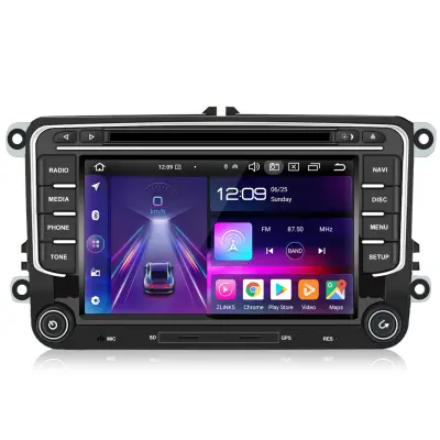 Carplay Android 13 DVD avtoradio za VW Passat Golf 5/6 Tiguan Jetta Polo Sharan T5 Škoda SEAT GPS Navi WIFI