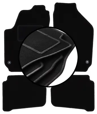 Komplet velurnih preprog za: Seat Cordoba II limuzina (2002-2009)