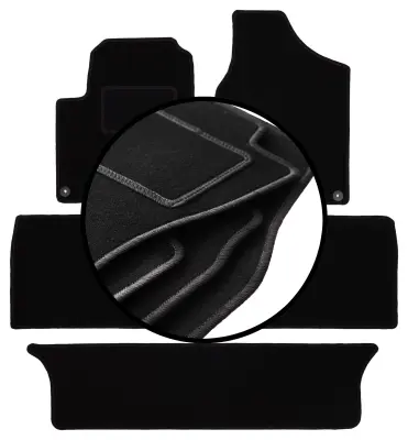 Komplet velurnih preprog za: Seat Alhambra I enoprostorec (1995-2010)