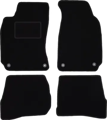 Črne velur preproge za: Volkswagen Passat B5 FL limuzina, karavan, variant (2000-2005)