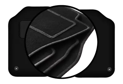 Komplet velurnih preprog za: MG F / TF kupe, kabriolet (1995-2005)