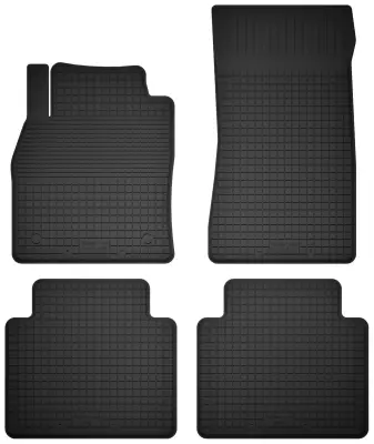 Gumijaste avtotesnilne preproge, komplet 4 kosov, univerzalne za: Nissan Note II kombilimuzina (2012-)